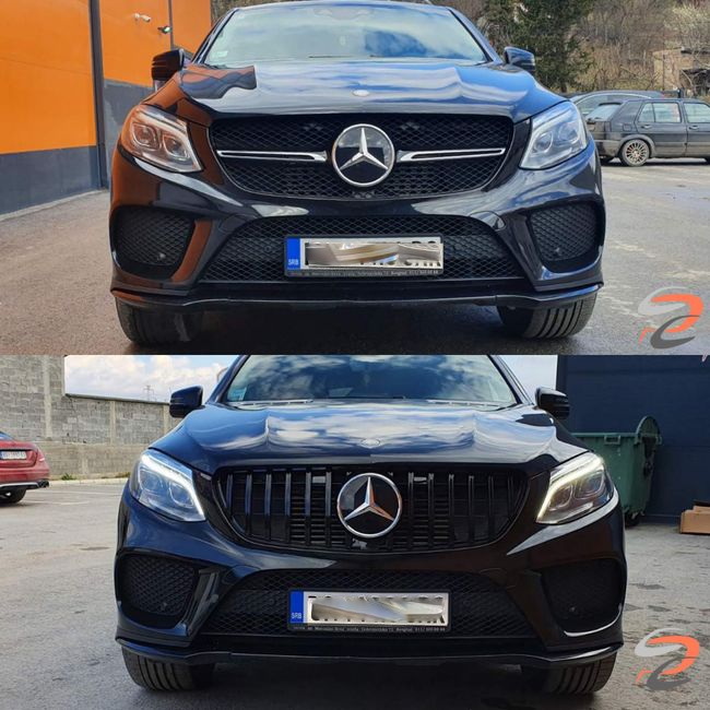 Gril maska C292 GT black za Mercedes Benz GLE Coupe.